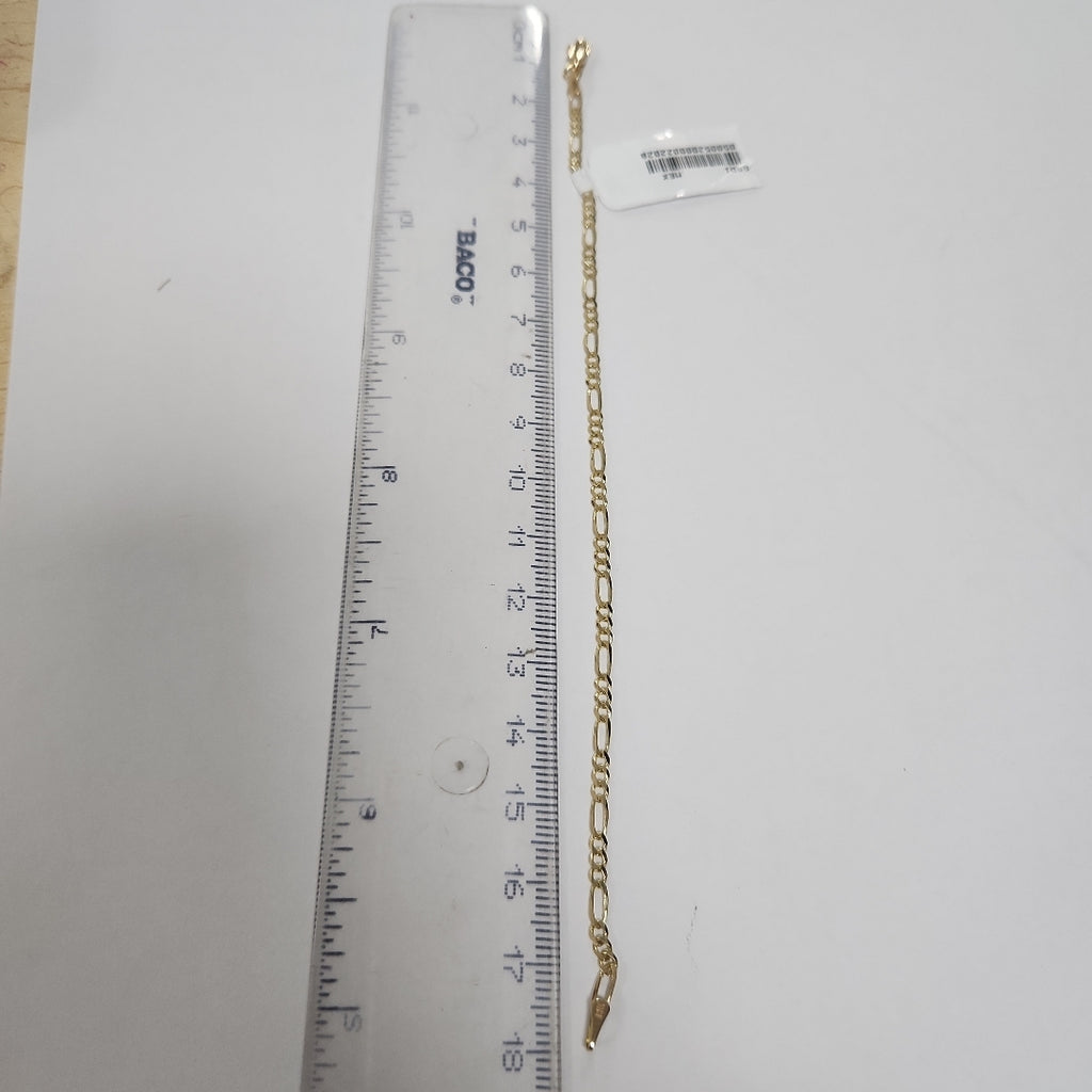 PULSERAS TEJIDO 3X1 ORO 14K 18 CM 1.9 GR (NUEVO)