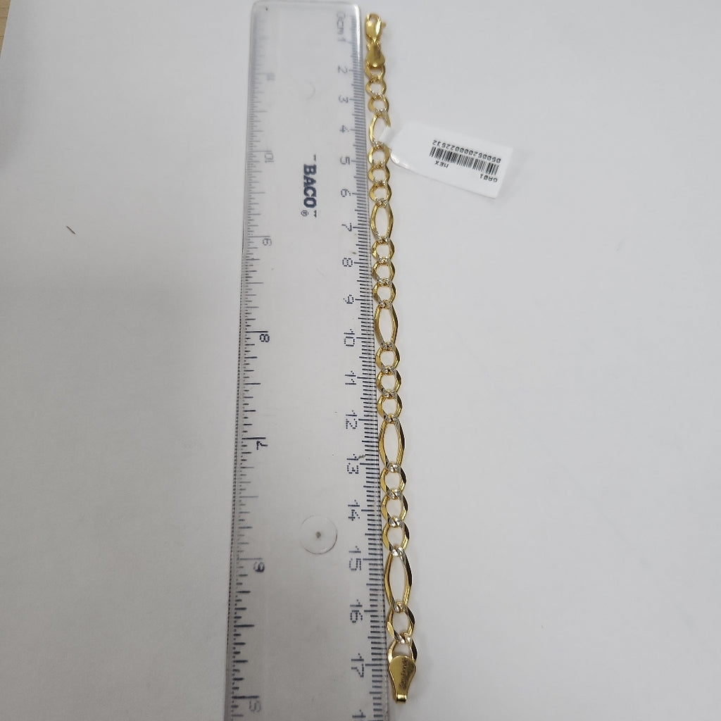 PULSERAS TEJIDO 3X1 ORO 14K 18 CM 6 GR (NUEVO)
