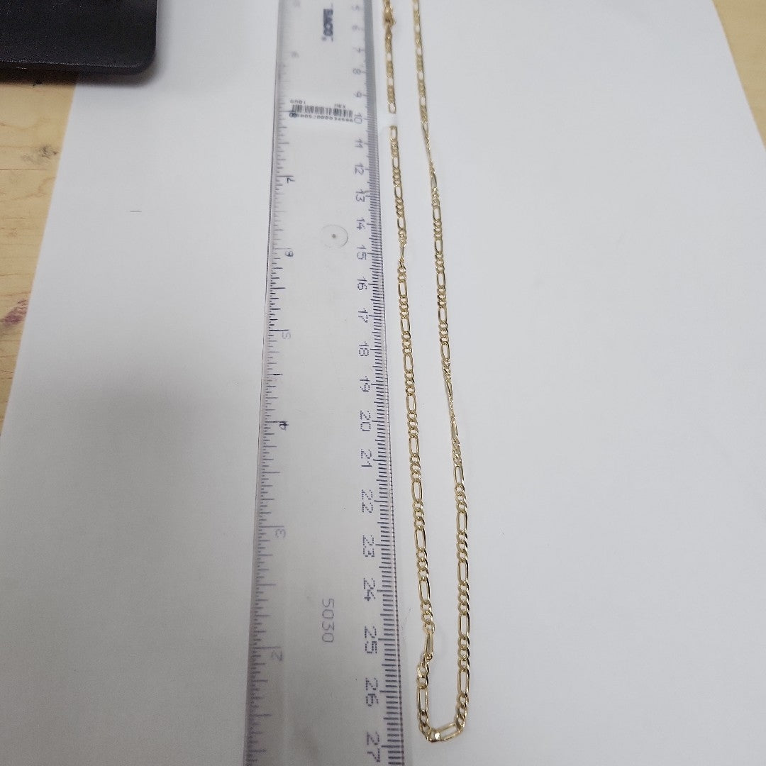 CADENAS 3X1 ORO 14K 55 CM 5 GR (NUEVO)