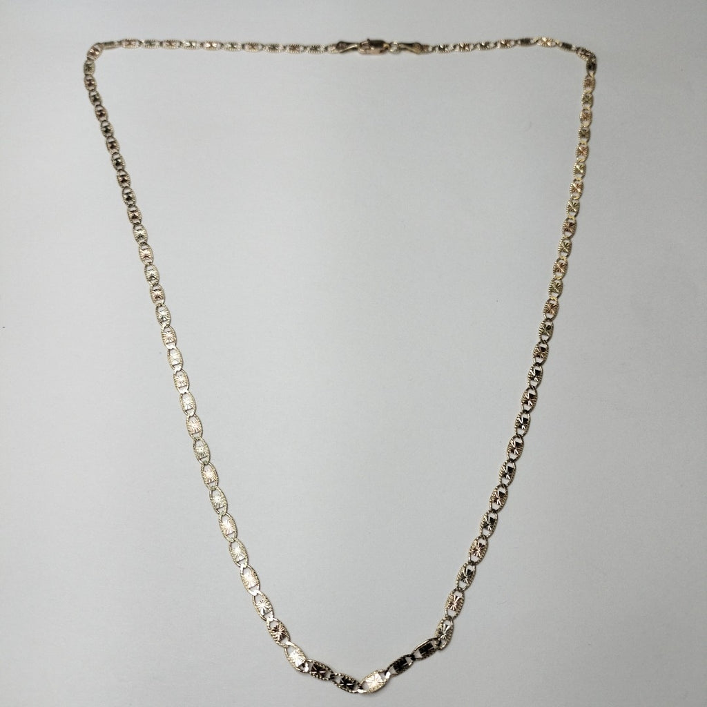 CADENAS TEJIDO GUCHI ORO 10K 55 CM 6.8 GR (NUEVO)