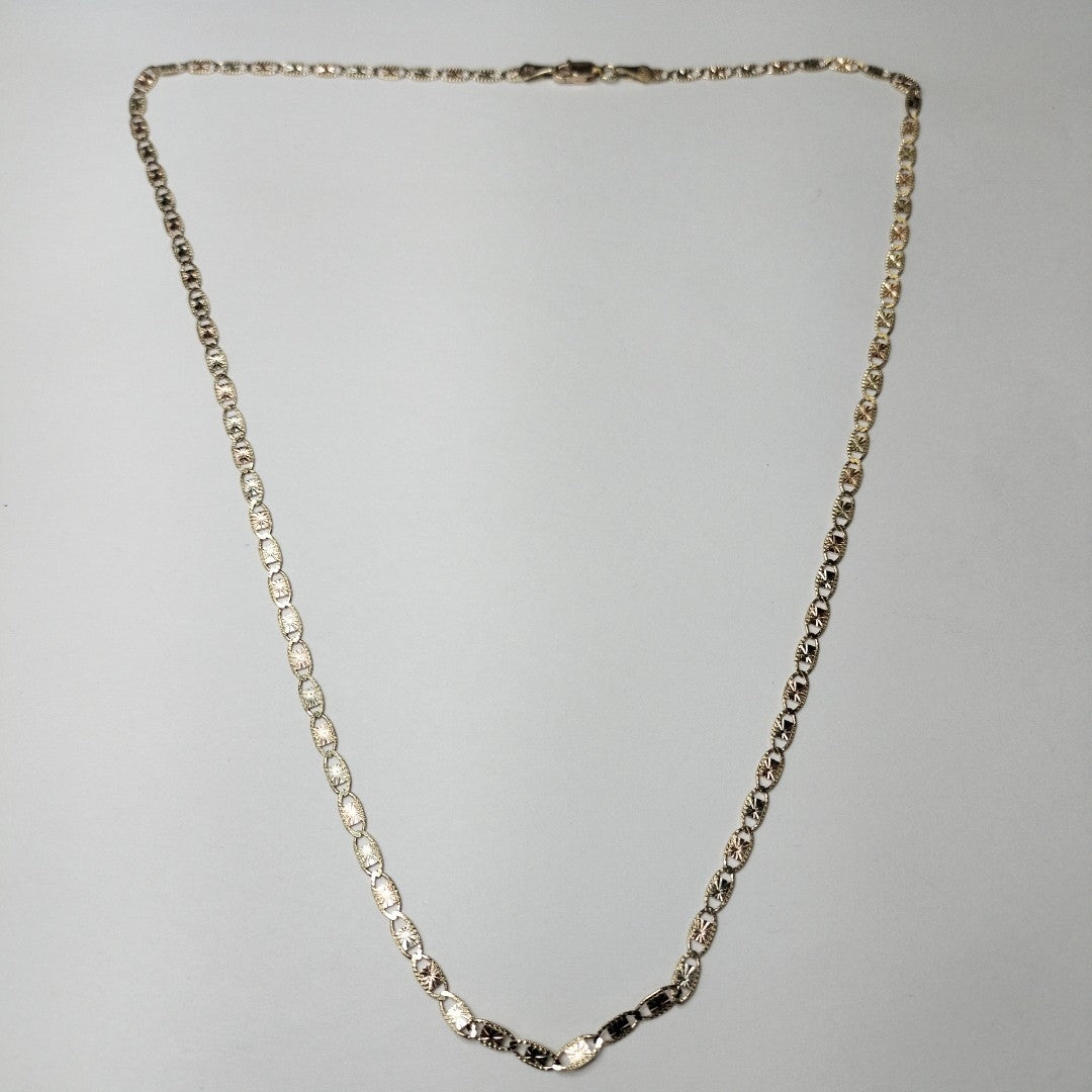 CADENAS TEJIDO GUCHI ORO 10K 55 CM 6.8 GR (NUEVO)