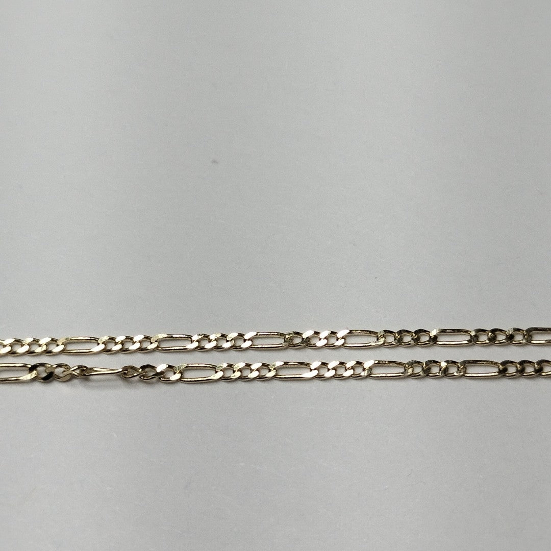 CADENAS TEJIDO 3X1 ORO 14K 55 CM 2.4 GR (NUEVO)