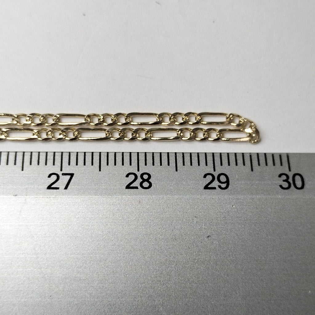 CADENAS 3X1 ORO 14K 55 CM 4 GR (NUEVO)