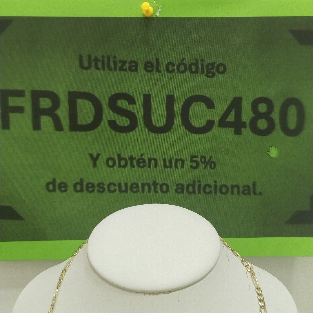 CADENAS 3X1 ORO 14K 55 CM 18 GR (NUEVO)