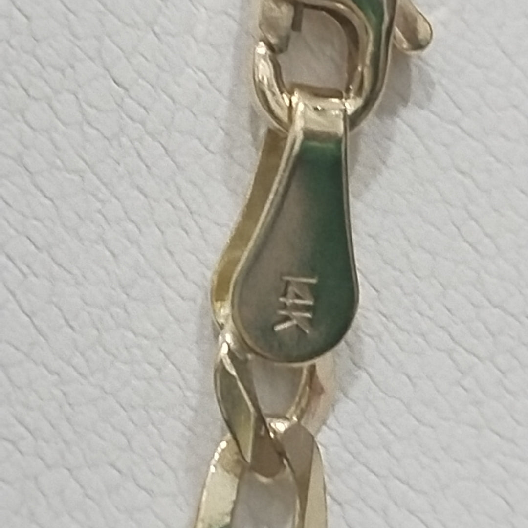 CADENAS TEJIDO 3X1 ORO 14K 60 CM 13.6 GR (NUEVO)