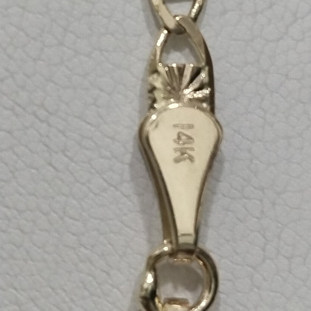 CADENAS TEJIDO GUCHI ORO 14K 55 CM 7.1 GR (NUEVO)