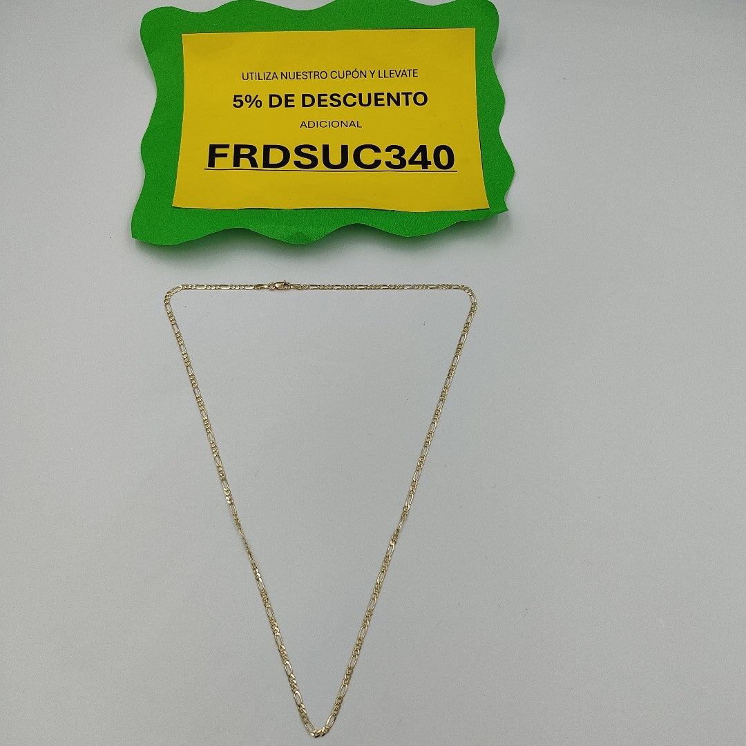 CADENAS 3X1 ORO 14K 55 CM 5.1 GR (NUEVO)