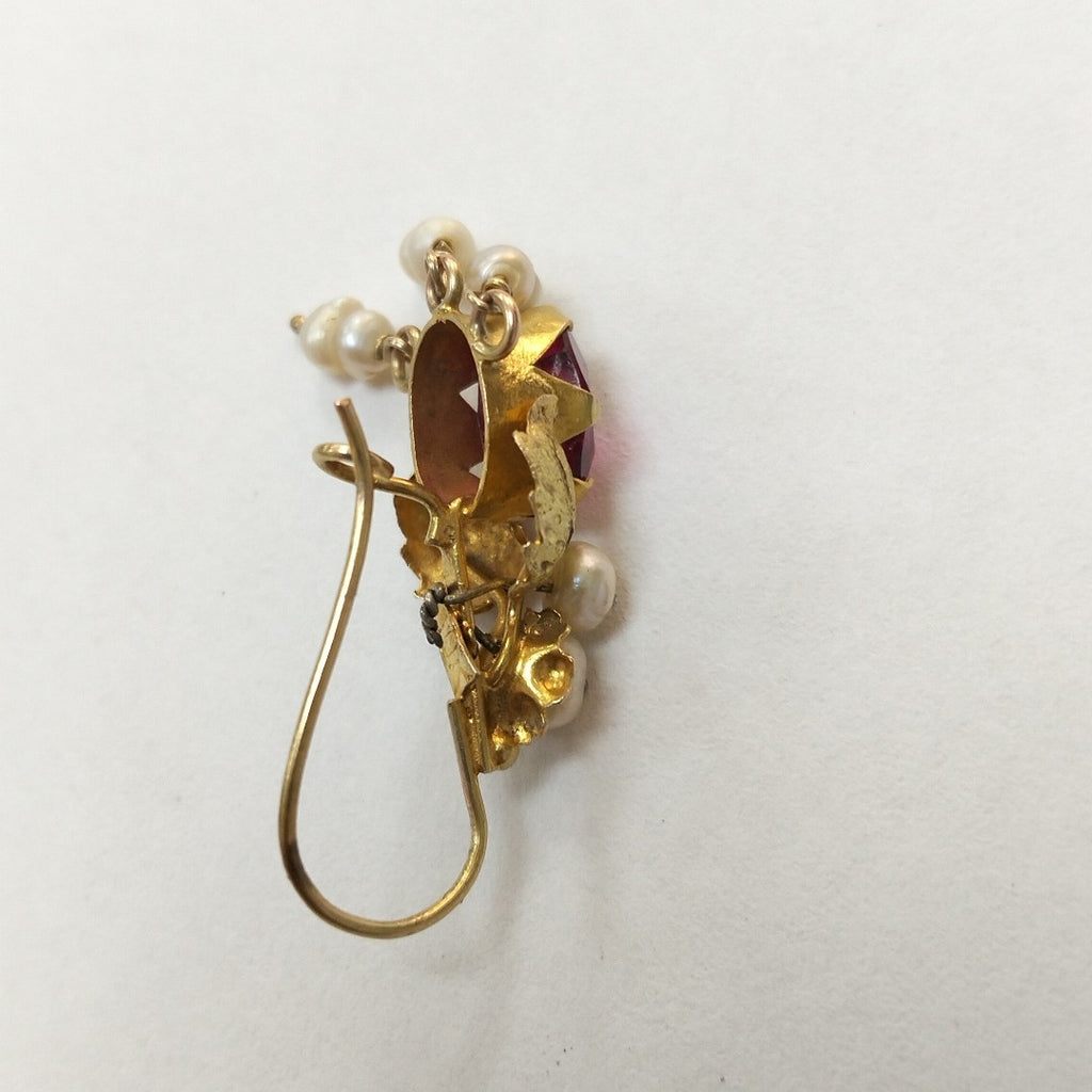 ARETES PAR ORO 8 K 6,20 GRMS (SEMINUEVO)