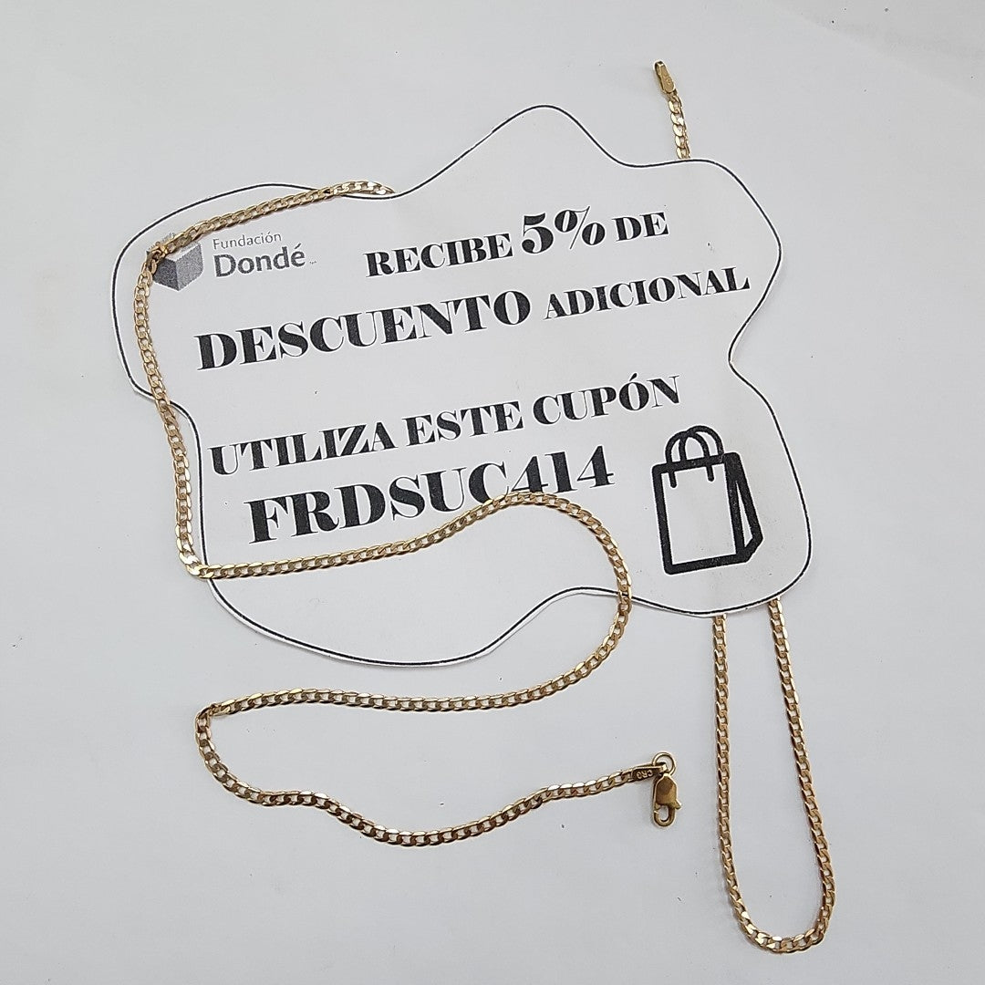 CADENA ORO 14 K 4.8 GRMS (SEMINUEVO)
