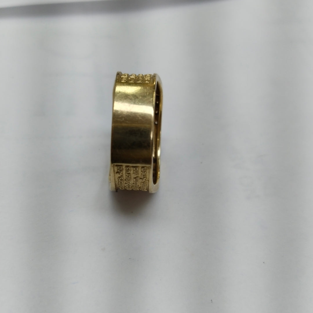 ANILLO ORO 14 K 8,40 GRMS (SEMINUEVO)