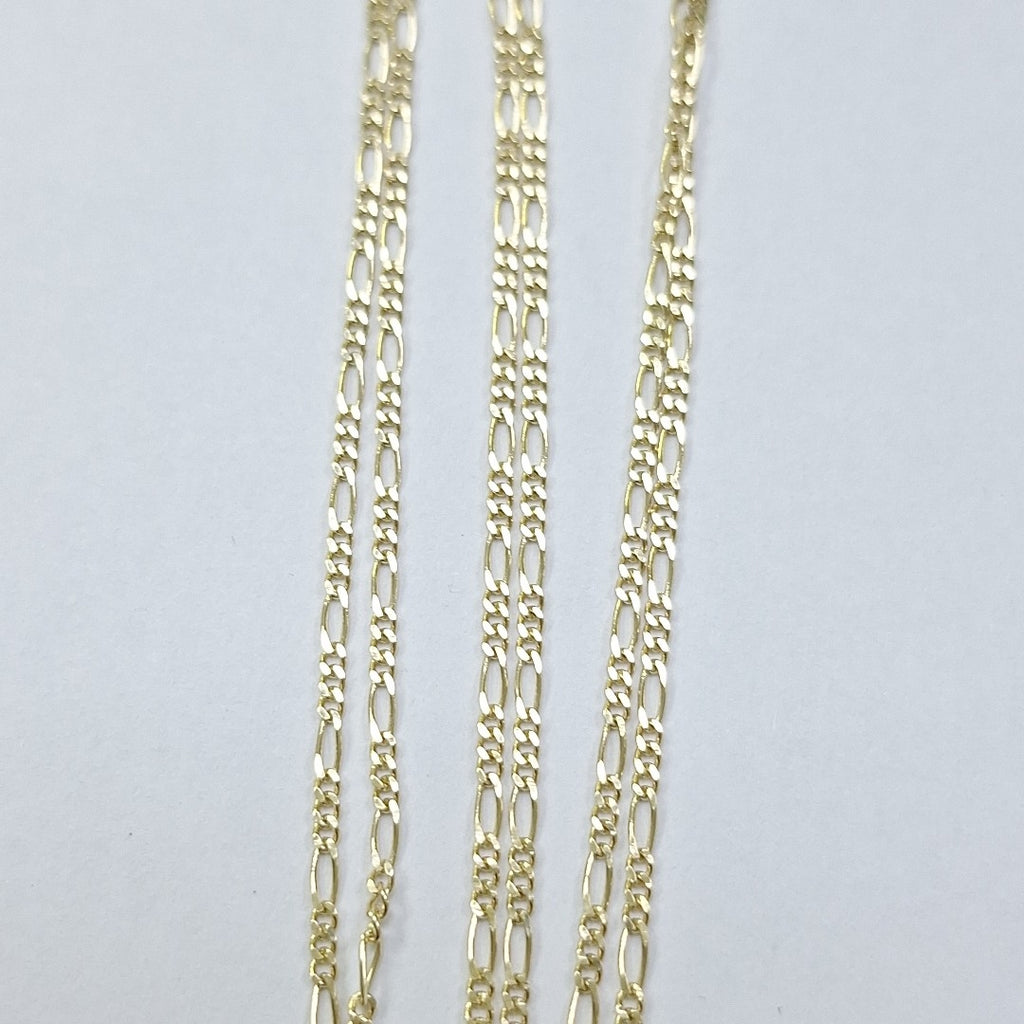 CADENAS TEJIDO 3X1 ORO 14K 55 CM 2.7 GR (NUEVO)