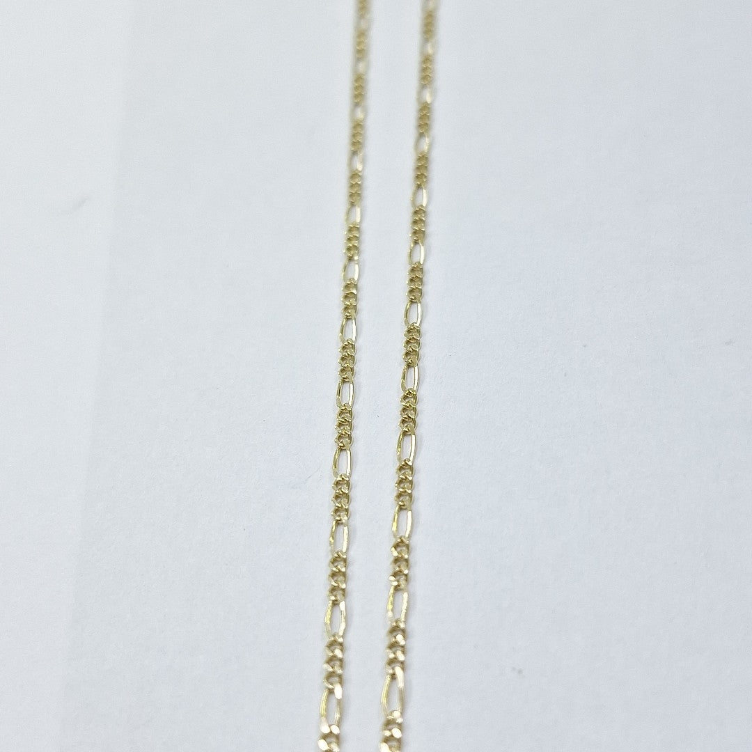 CADENAS TEJIDO 3X1 ORO 14K 55 CM 2.7 GR (NUEVO)
