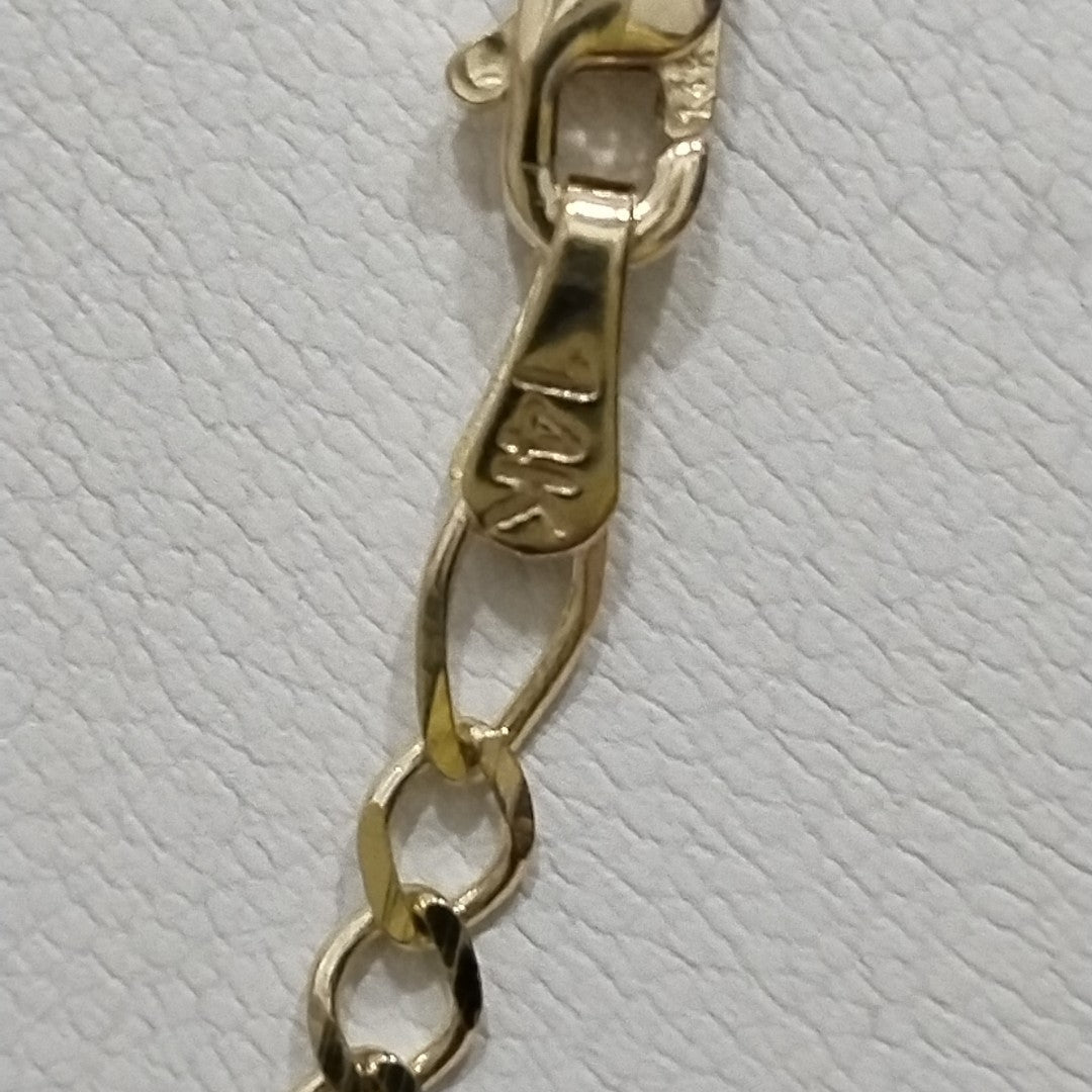 CADENAS 3X1 ORO 14K 55 CM 5.1 GR (NUEVO)