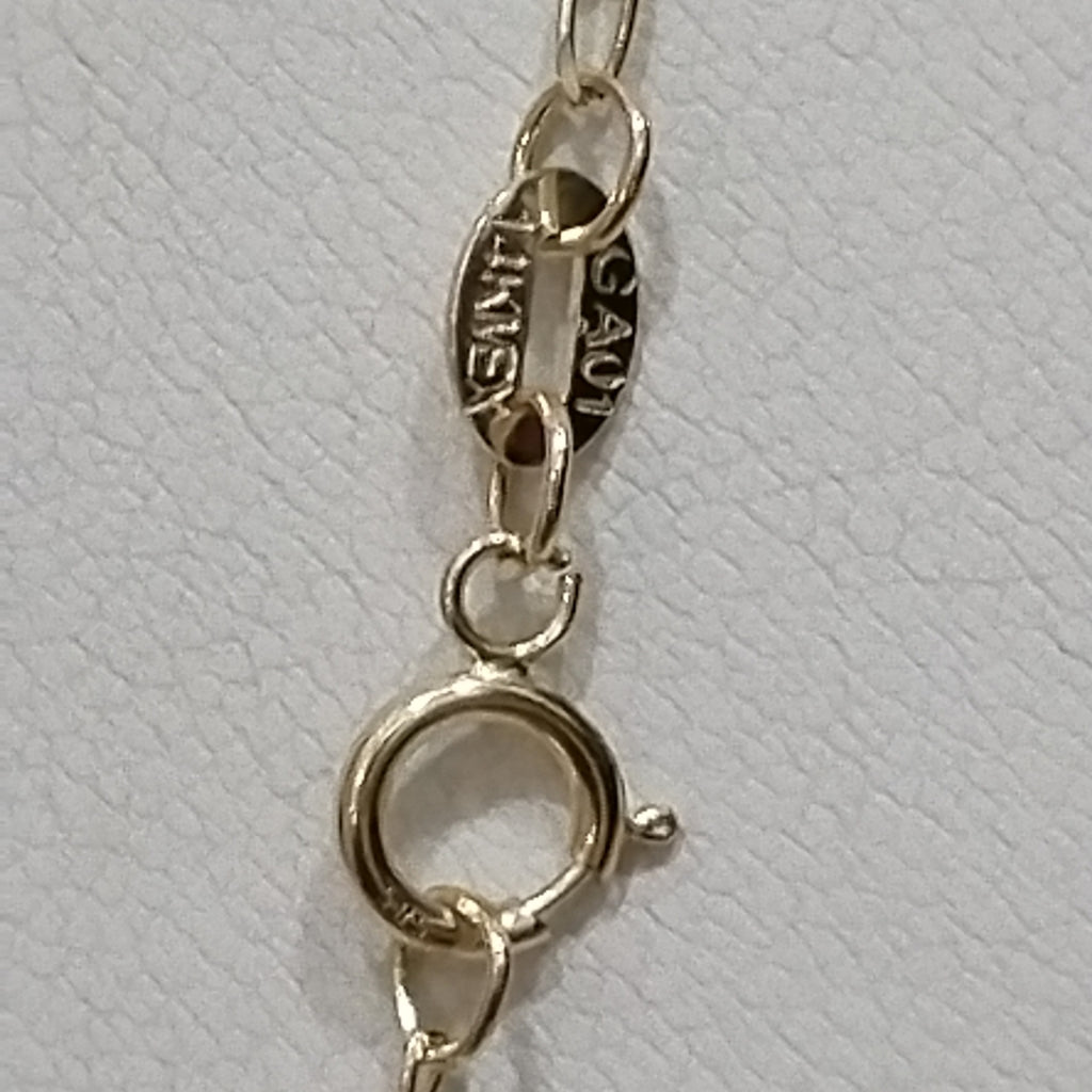 CADENAS TEJIDO 3X1 ORO 14K 55 CM 2.6 GR (NUEVO)