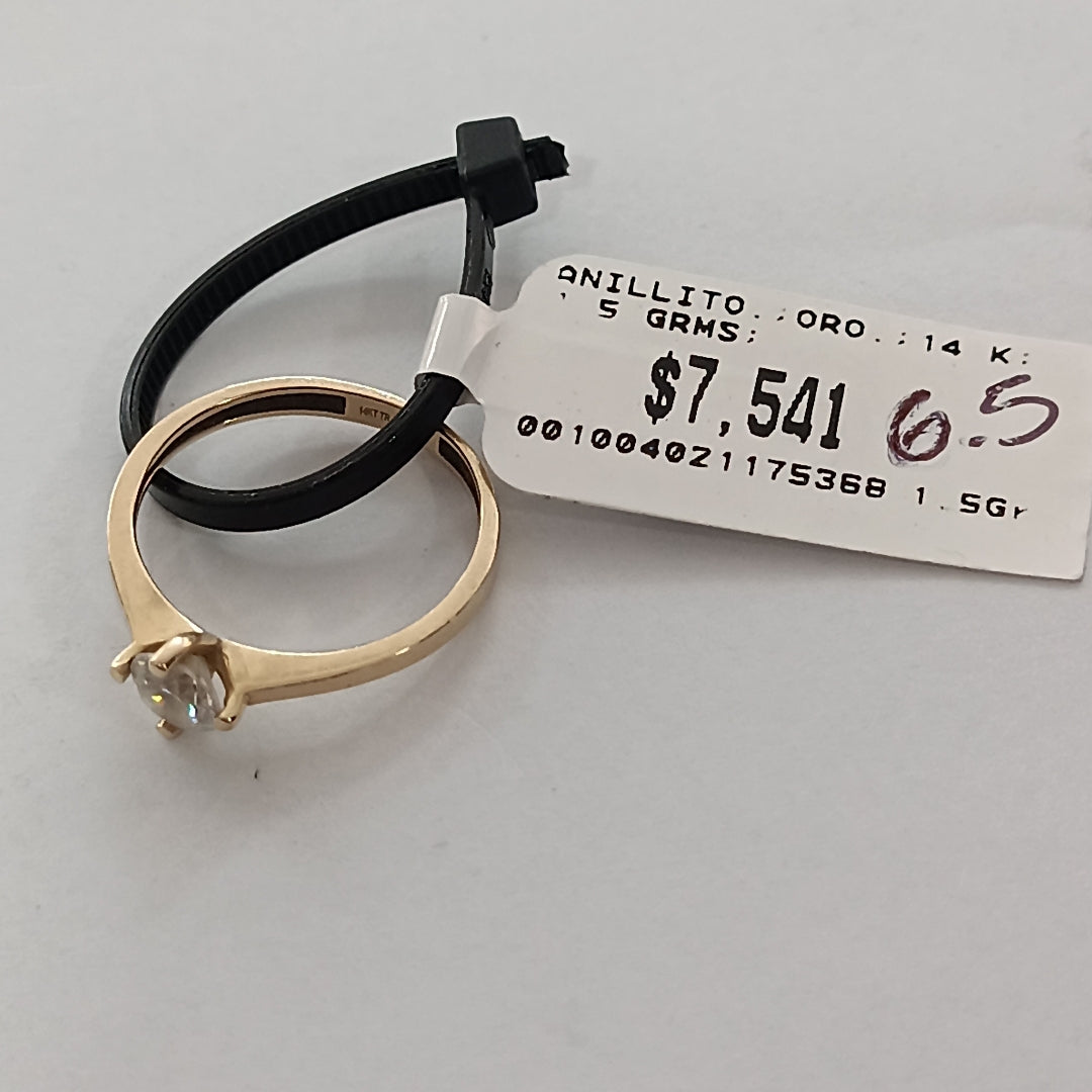 ANILLITO ORO 14 K 1.5 GRMS (SEMINUEVO)