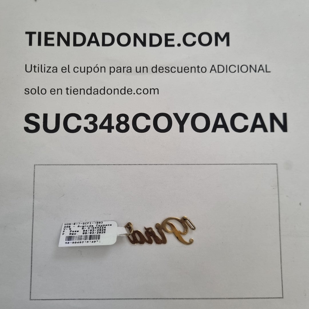 DIJE ORO 10 K 1.2 GRMS (SEMINUEVO)