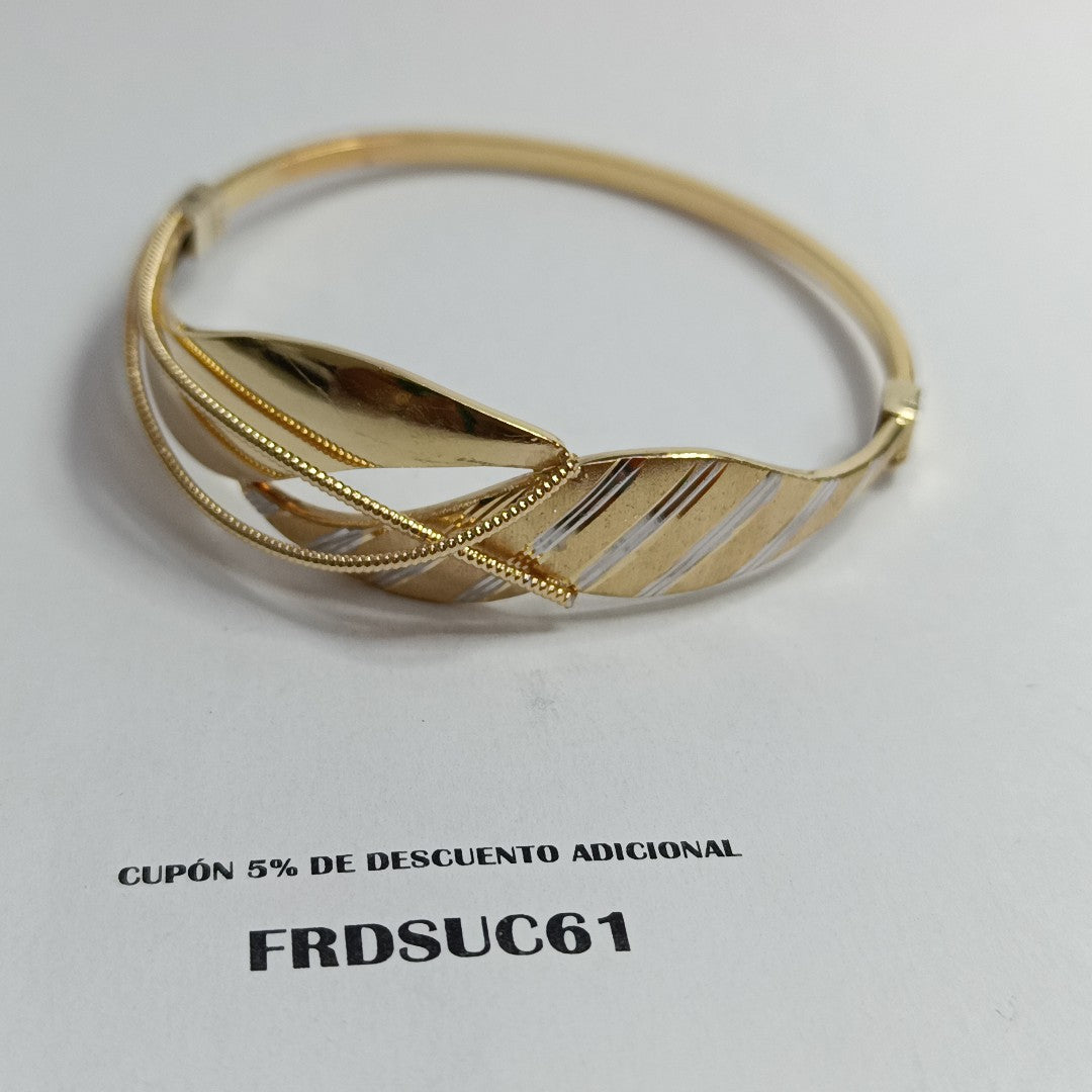 PULSERA RIGIDA ORO 14 K 10,20 GRMS (SEMINUEVO)