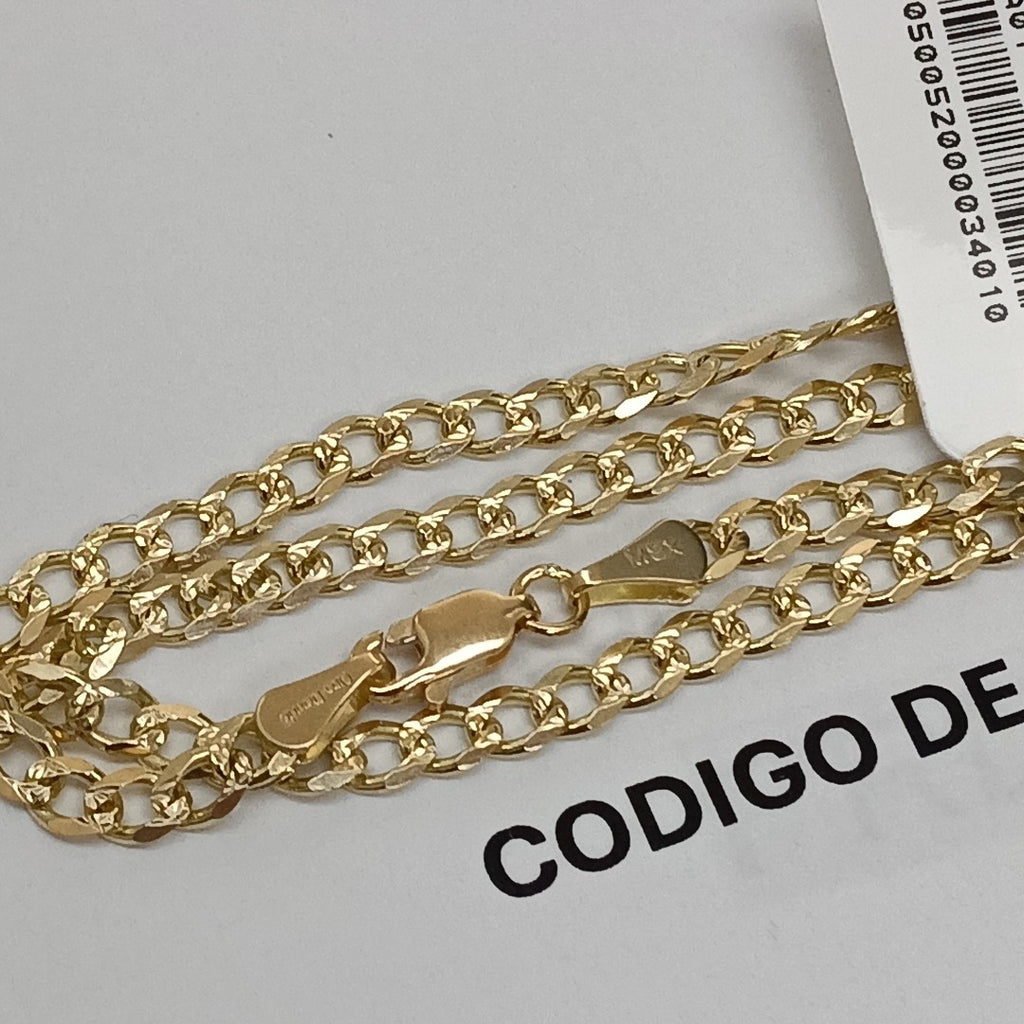 CADENAS BARBADA ORO 14K 55 CM 13.2 GR (NUEVO)