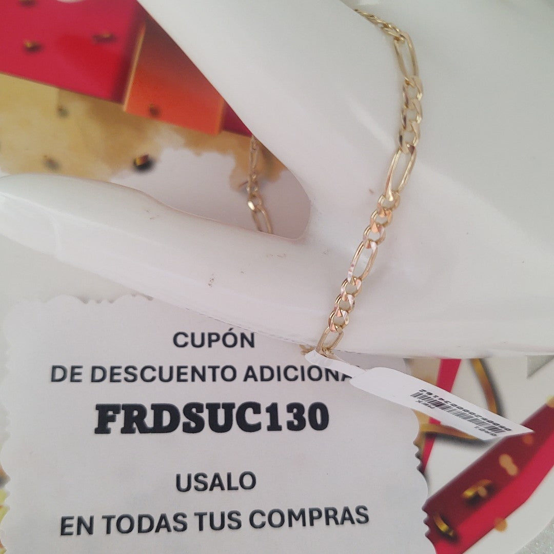 PULSERAS 3X1 ORO 14K 18 CM 2.9 GR (NUEVO)
