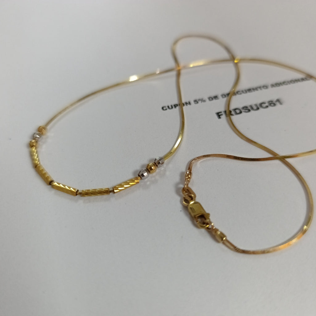 GARGANTILLA ORO 14 K 4,30 GRMS (SEMINUEVO)