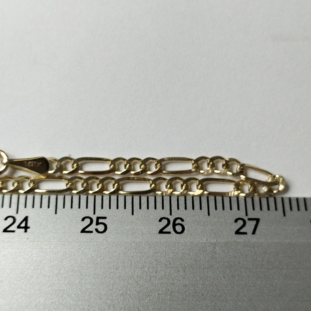 CADENAS 3X1 ORO 14K 55 CM 5.1 GR (NUEVO)