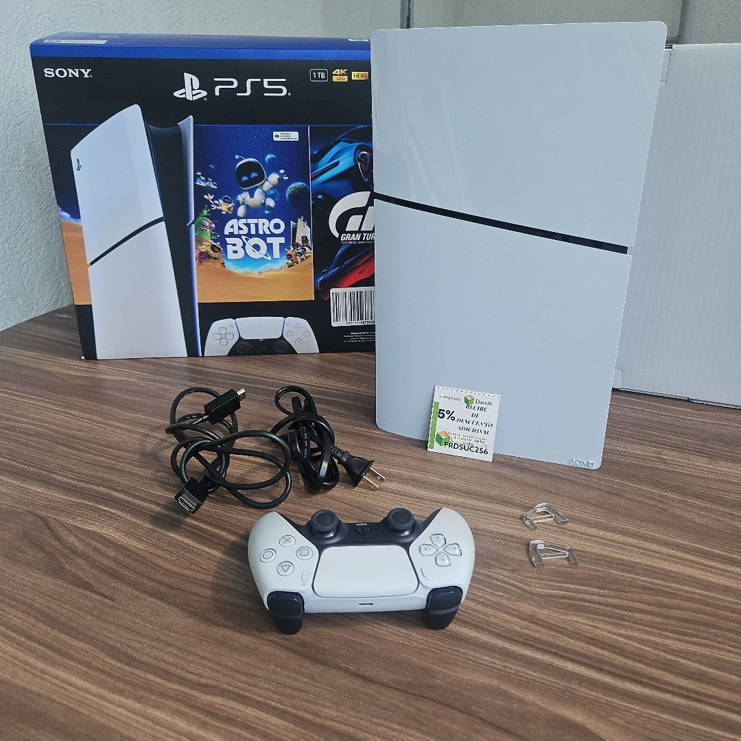 CONSOLA DE VIDEOJUEGO SONY PS5 SLIM DIGITAL 1 TB SSD (SEMINUEVO)