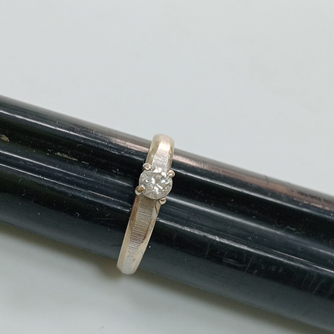 SOLITARIO ORO BLANCO 14 K 2,00 GRMS (SEMINUEVO)