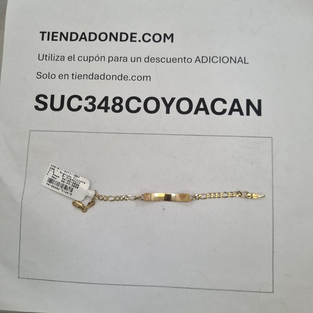 ESCLAVA ORO 10 K 2.4 GRMS (SEMINUEVO)