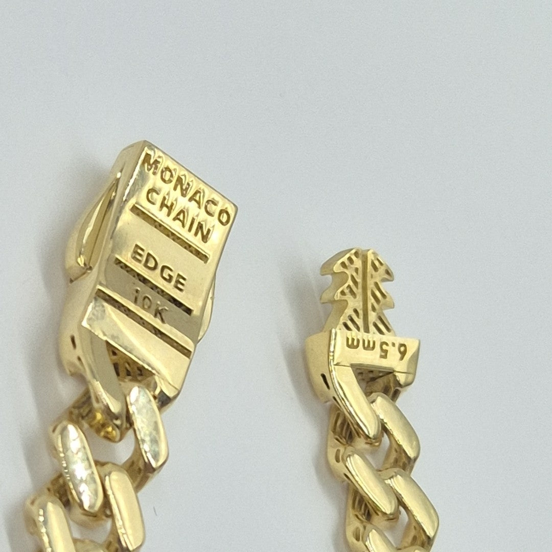 PULSERA MONACO ORO 10K 6.4 (NUEVO)