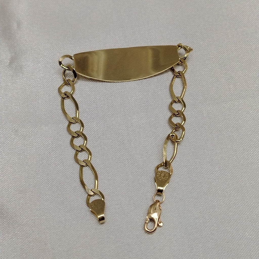 PULSERAS TEJIDO ESCLAVA 3X1 ORO 10K 18 CM 7.1 GR (NUEVO)