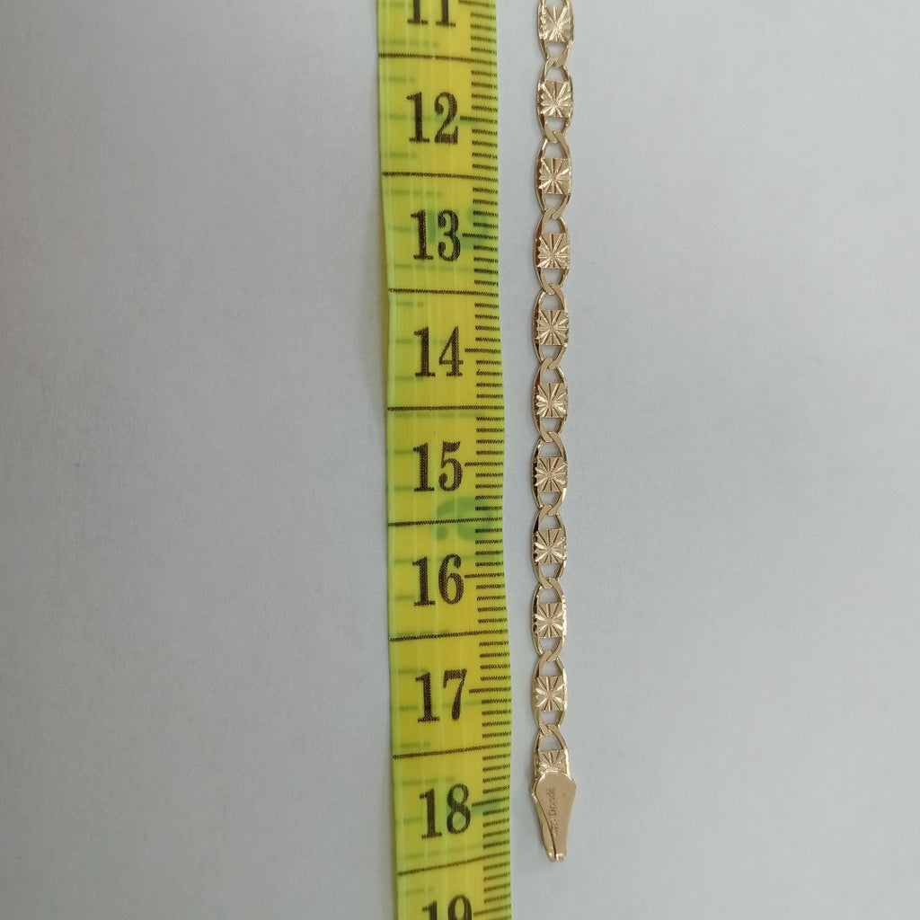 PULSERAS GUCHI ORO 14K 18 CM 2.9 GR (NUEVO)