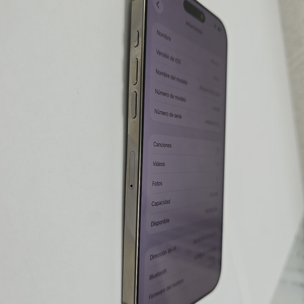 CELULAR APPLE IPHONE 16 PRO MAX A3295 (2024) 512 GB 8 GB RAM (SEMINUEVO)