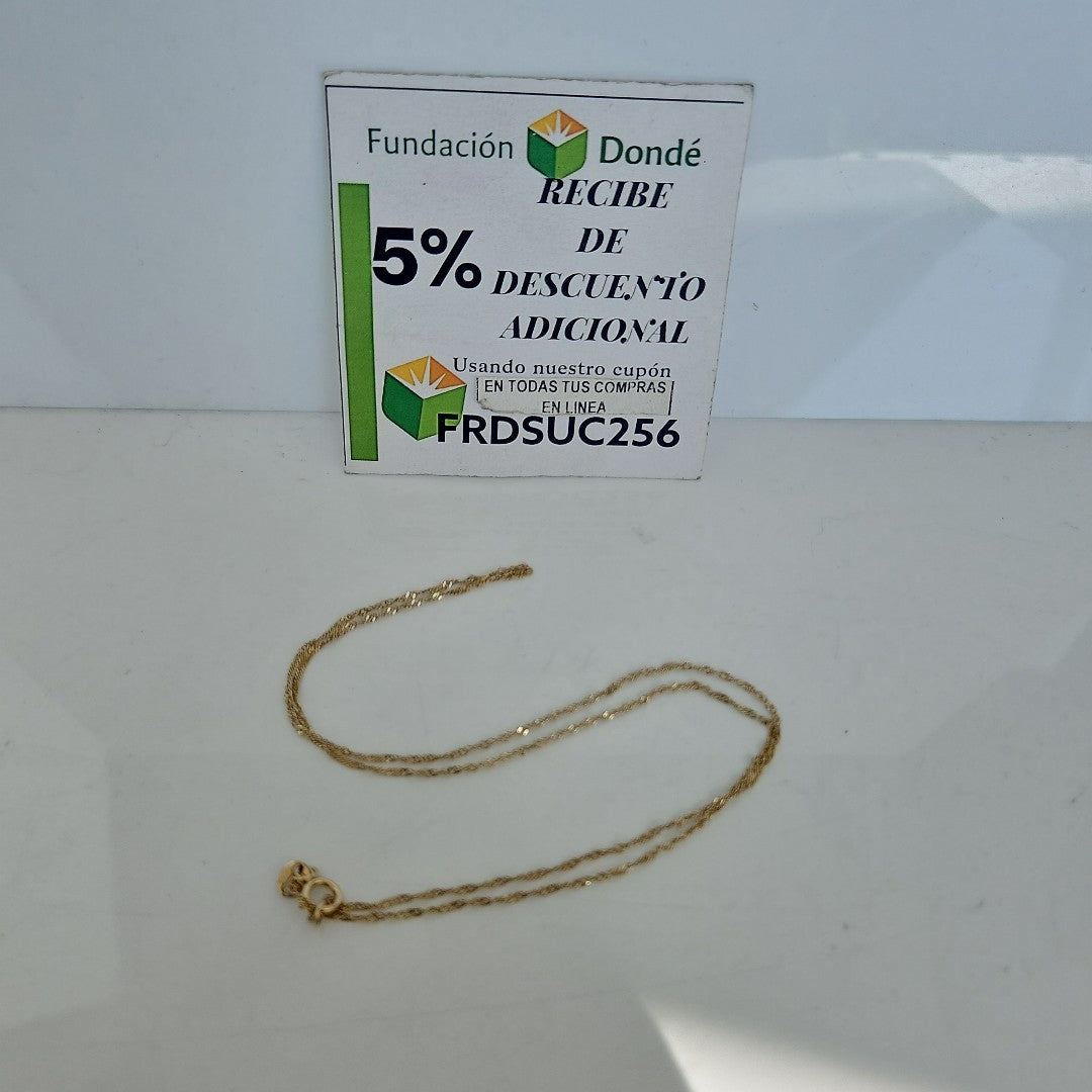CADENA ORO 10 K 1,00 GRMS (SEMINUEVO)