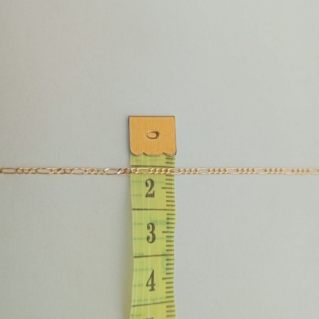 CADENAS TEJIDO 3X1 ORO 14K 55 CM 2.3 GR (NUEVO)