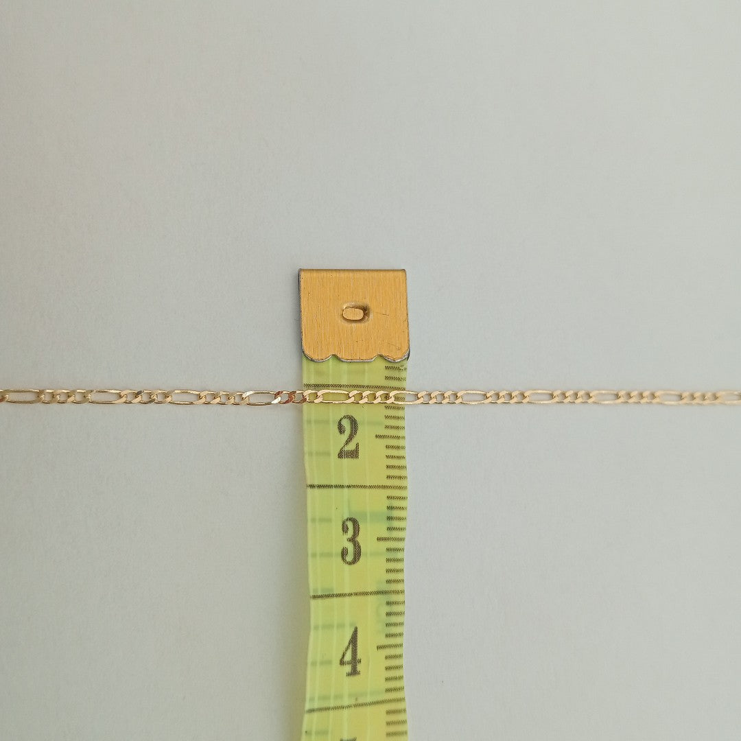 CADENAS TEJIDO 3X1 ORO 14K 55 CM 2.3 GR (NUEVO)