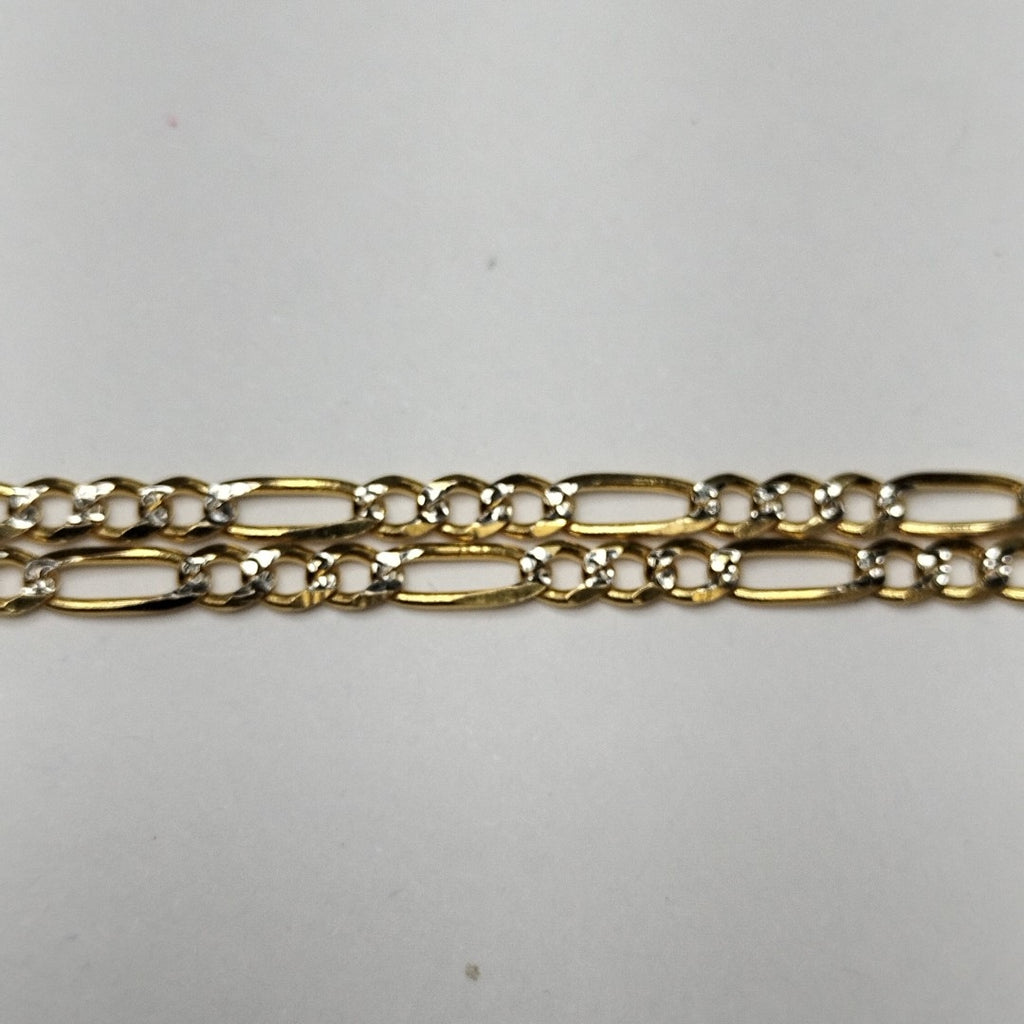 CADENAS 3X1 DIAMANTADA ORO 14K 55 CM 8.4 GR (NUEVO)
