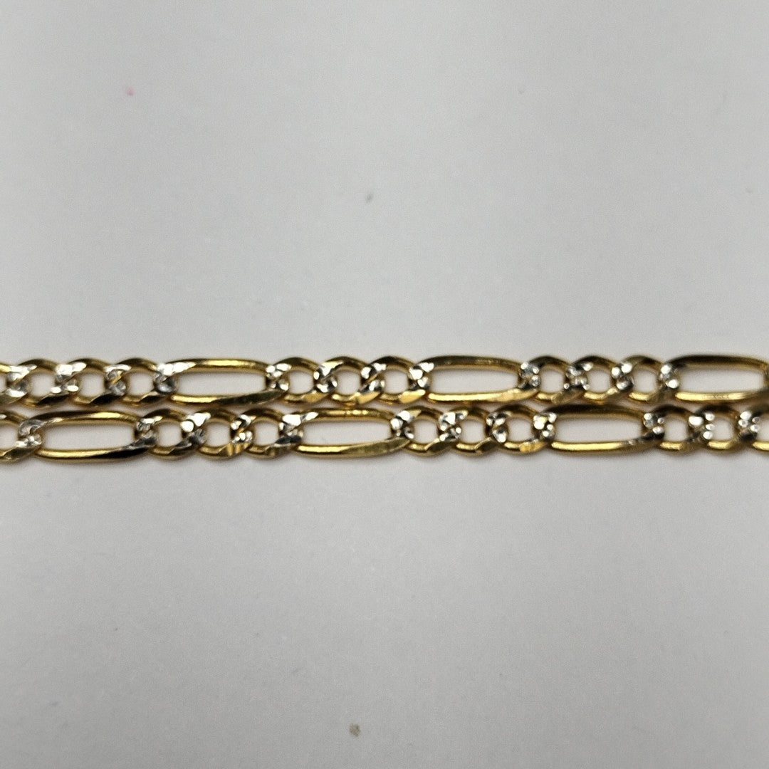 CADENAS 3X1 DIAMANTADA ORO 14K 55 CM 8.4 GR (NUEVO)