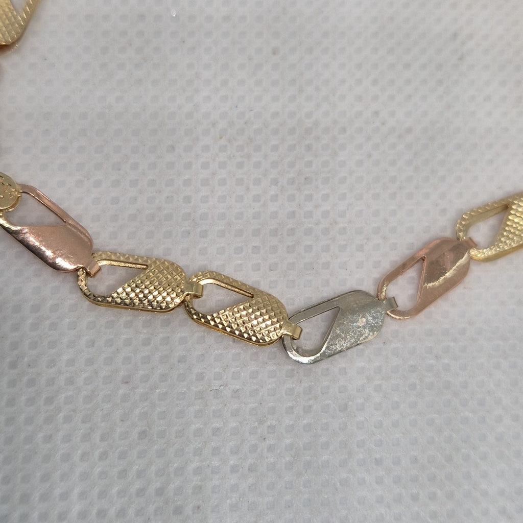 PULSERA ORO COMBINADO 14 K 4,40 GRMS (SEMINUEVO)