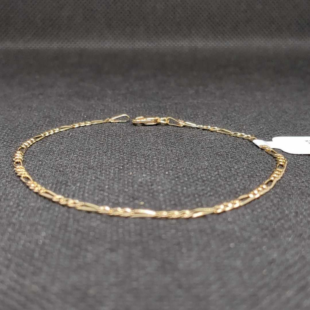 PULSERAS 3X1 ORO 14K 21 CM 2.1 GR (NUEVO)