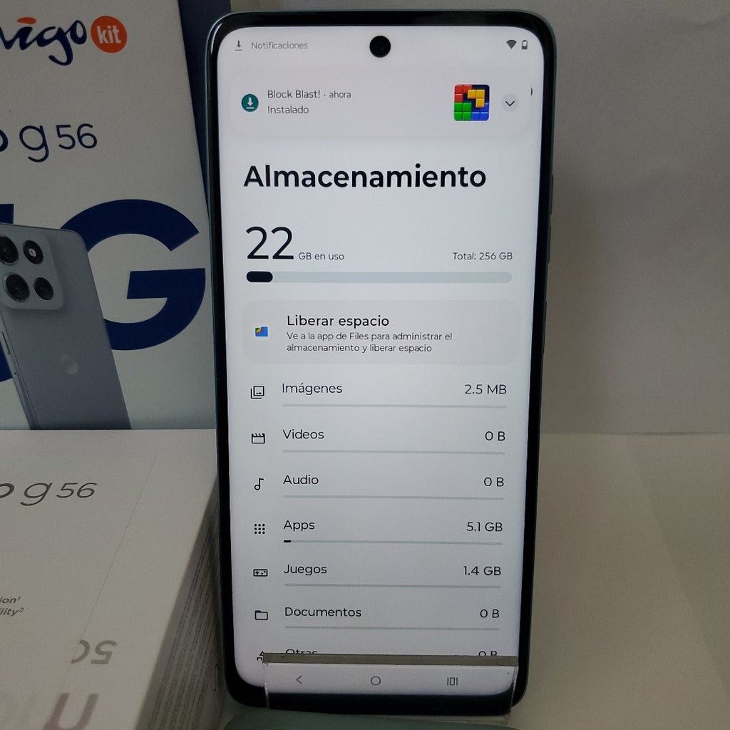 CELULAR MOTOROLA MOTO G56 5G XT2529-1(2025) 256 GB 8 GB RAM (SEMINUEVO)