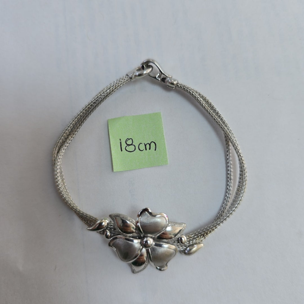 PULSERA ORO BLANCO 14 K 12.4 GRMS (SEMINUEVO)