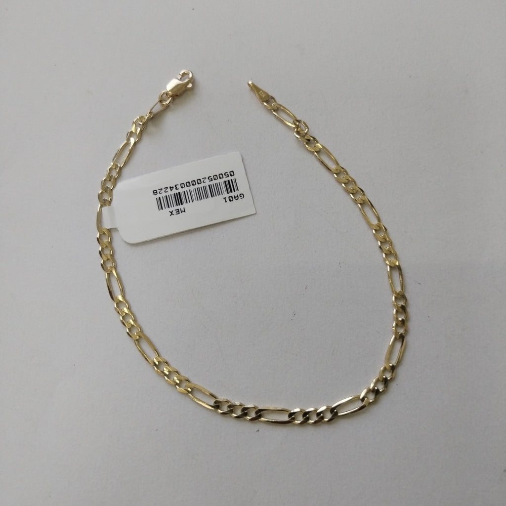 PULSERAS 3X1 ORO 14K 21 CM 3.3 GR (NUEVO)