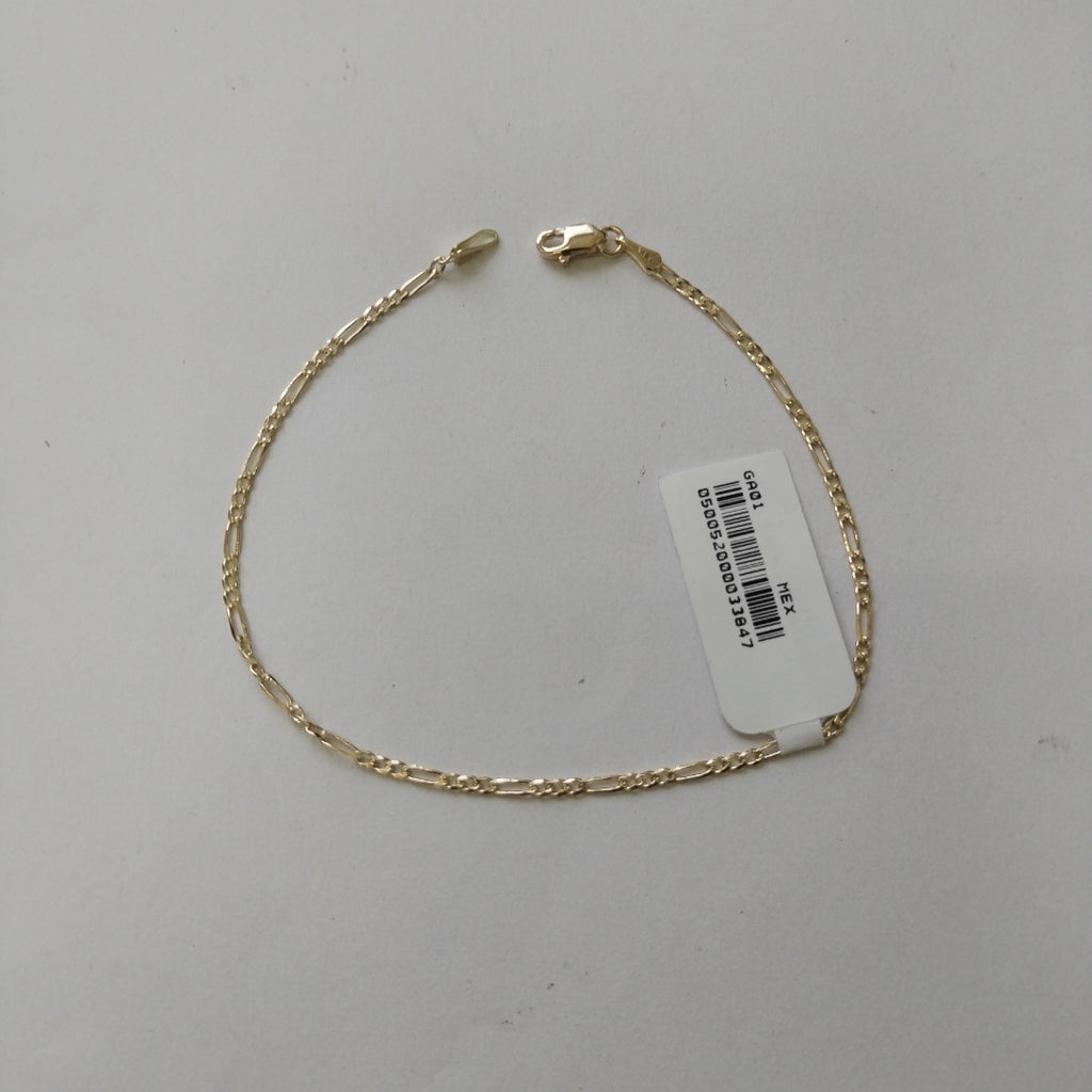 PULSERAS BARBADA ORO 14K 21 CM 1.7 GR (NUEVO)