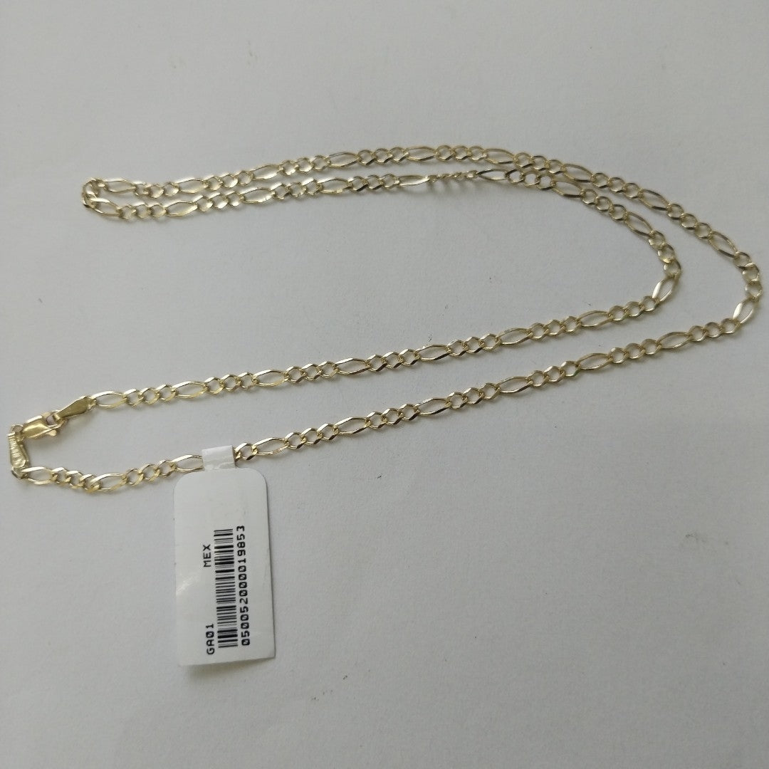 CADENAS TEJIDO 3X1 ORO 10K 50 CM 4.1 GR (NUEVO)