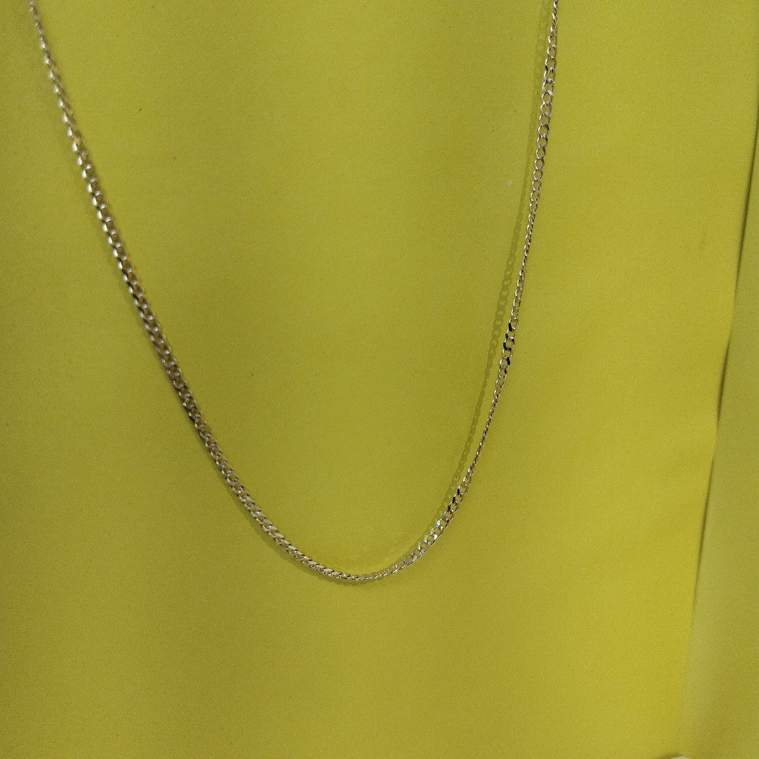 CADENAS TEJIDO BARBADA ORO 10K 50 CM 3.5 GR (NUEVO)