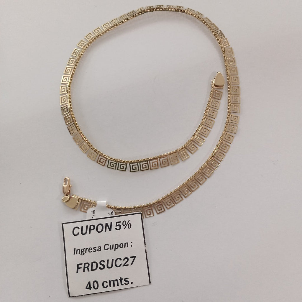 GARGANTILLA ORO 14 K 15.1 GRMS (SEMINUEVO)