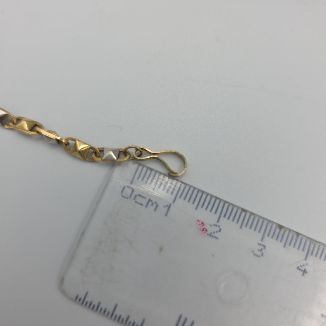 PULSERA ORO,RODIADO 14 K 5,30 GRMS (SEMINUEVO)
