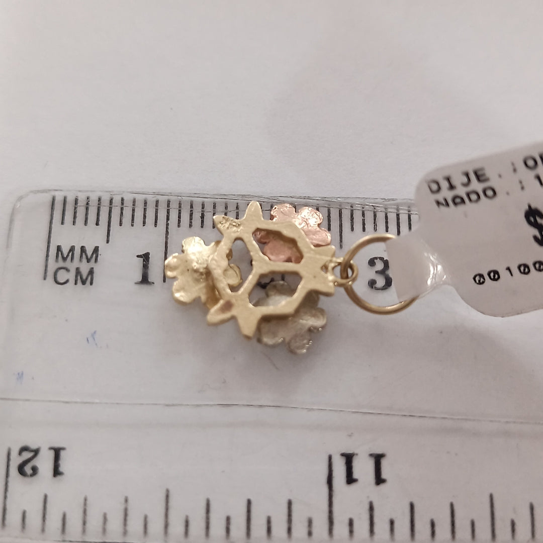 DIJE ORO, ORO COMBINADO 14 K 1.4 GRMS (SEMINUEVO)