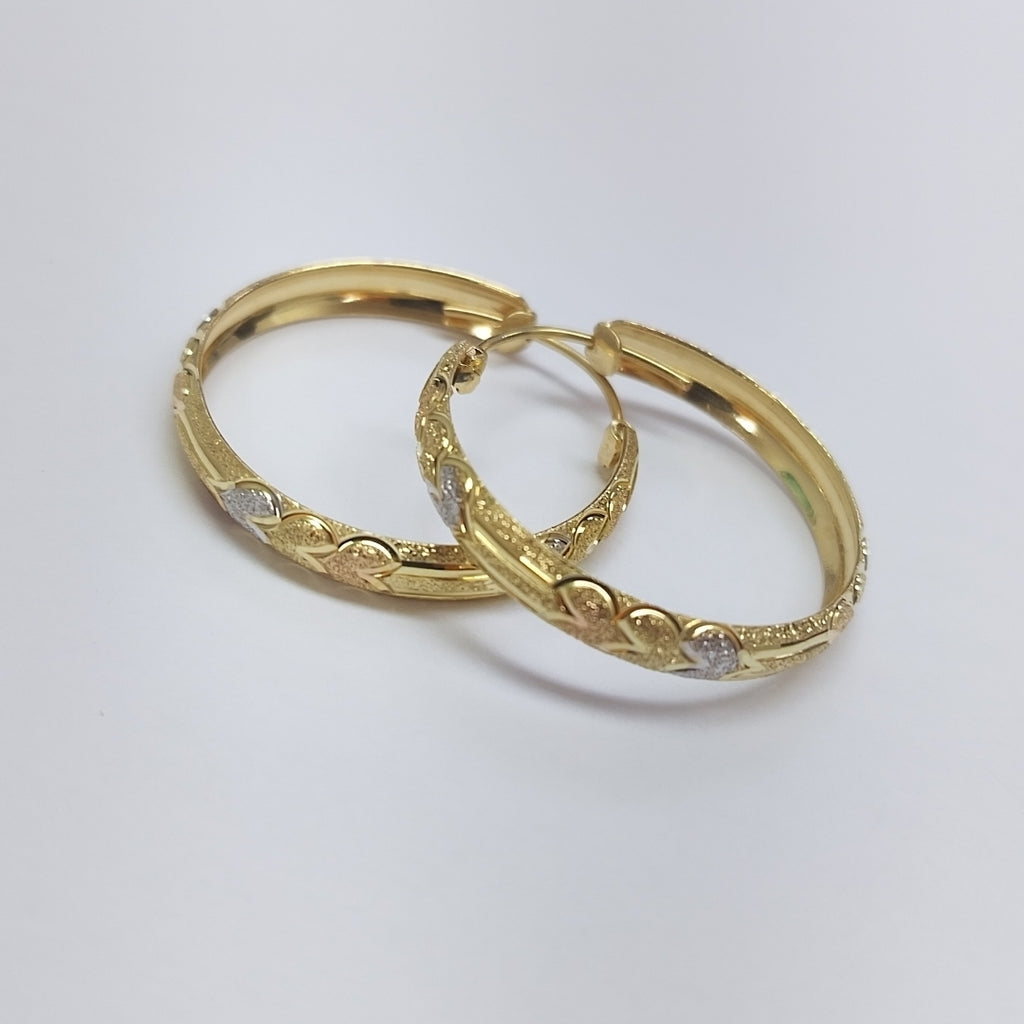 ARRACADAS PAR ORO 14 K 4,50 GRMS (SEMINUEVO)