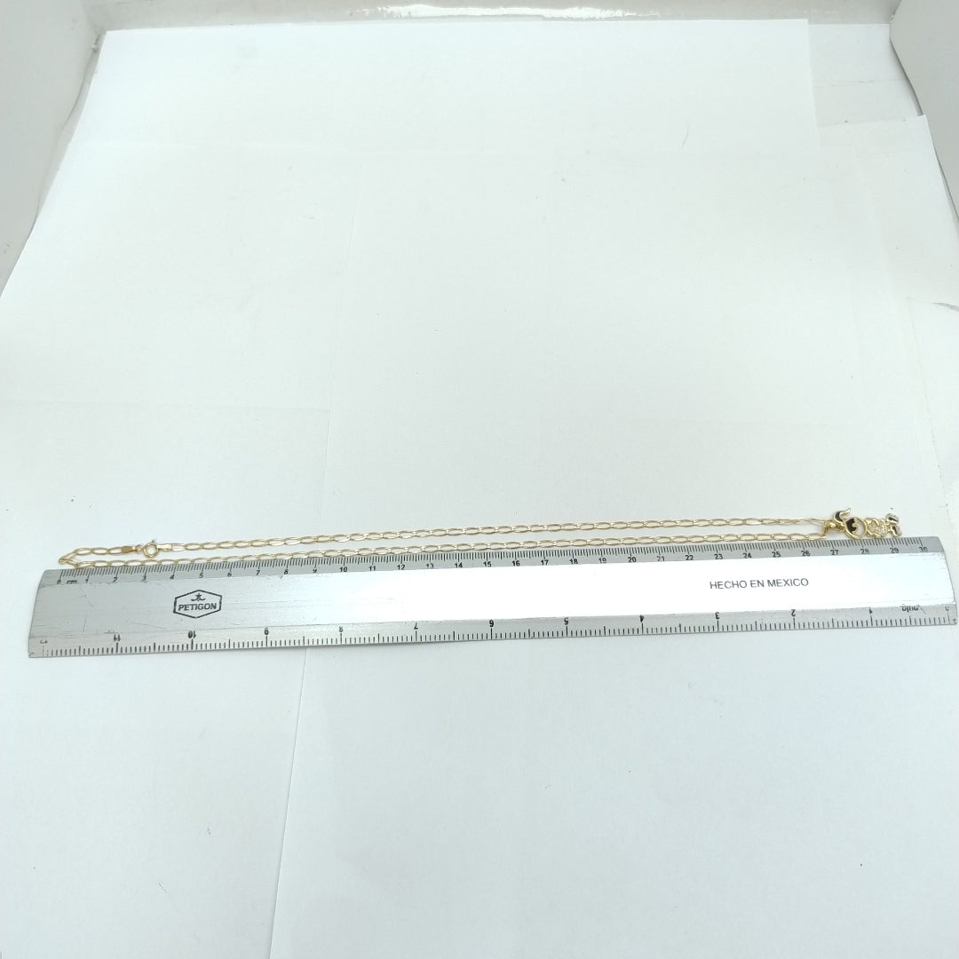 CADENA, DIJE ORO 14 K 6 GRMS (SEMINUEVO)